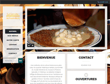 Tablet Screenshot of creperie-lagavotte.com